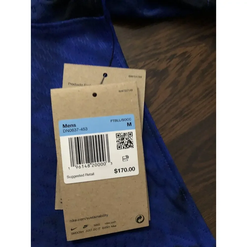 USA 22/23 Away Nike Vapor Match ADV Soccer Jersey Size M NWT DN0637-453